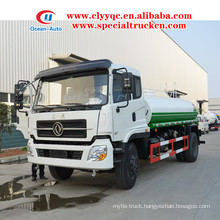 Dongfeng 12000 liter tanker water truck new euro 4 diesel sprinkler water truck for sale